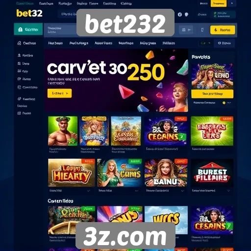 Interface do site bet232 melhora a experiência do usuário
